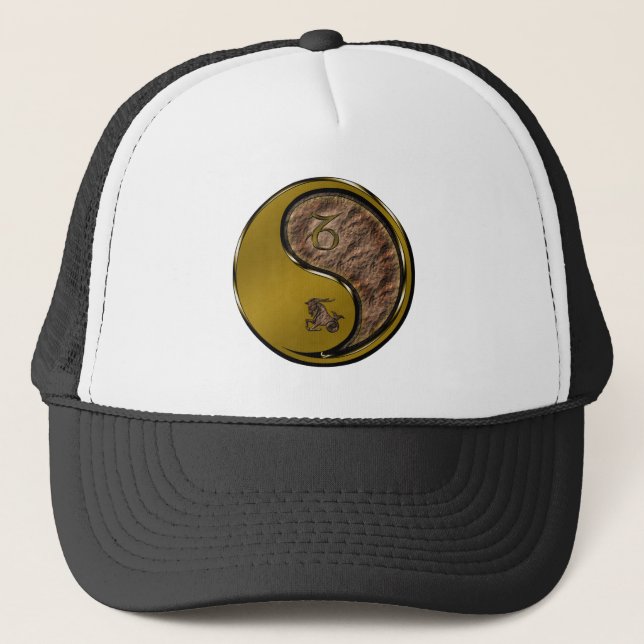 Casquette Capricorne la chèvre de mer (Devant)