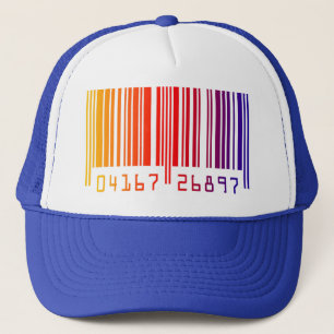Casquette Capuchon de code-barres coloré