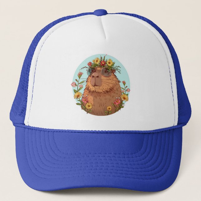 Casquette Capybara en lunettes de soleil Été (Devant)