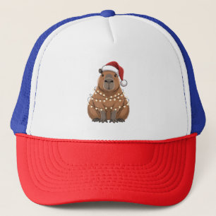 Casquette Capybara Noël Correspondant Drôle de Père Noël