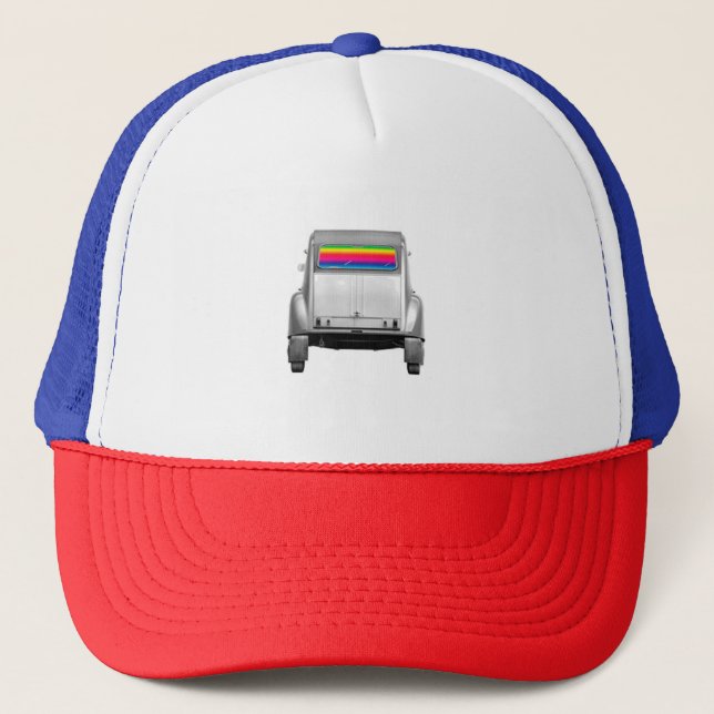 Casquette Car + rainbow (Devant)