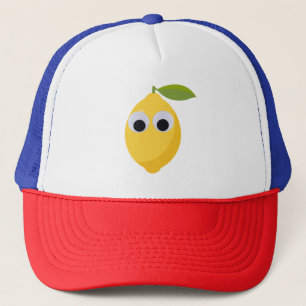 Casquette Caractère de citron, fruit doux aux yeux de googne