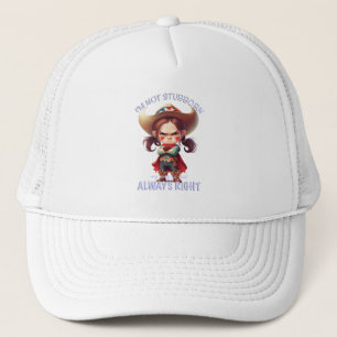 Casquette Caractère Je ne suis pas têtu Mon chemin est toujo