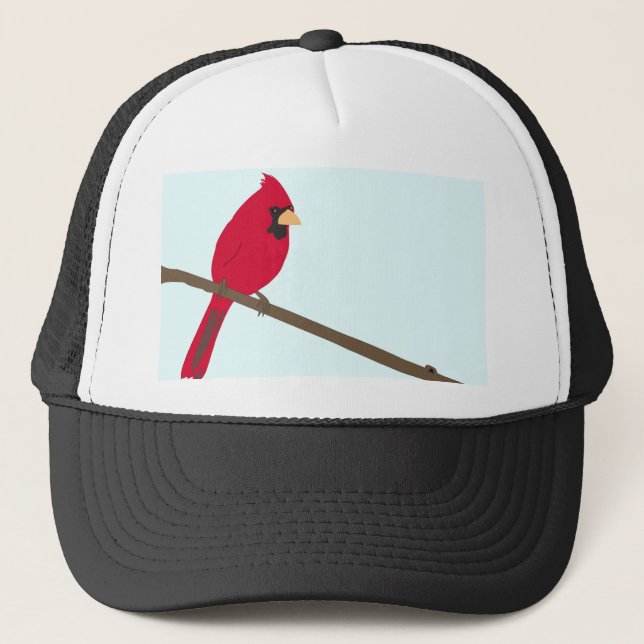 Casquette Cardinal rouge (Devant)