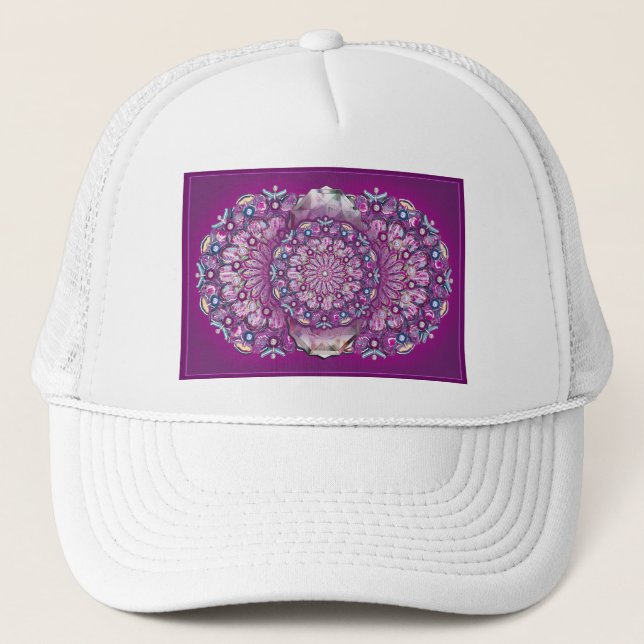 Casquette Cardinal rouge Rosace (Devant)