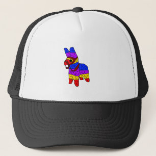 Casquette Caricature colorée de Piñata pour une fête au Mexi
