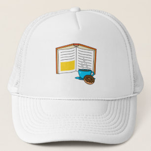 Casquette Caricature de café et de beignets