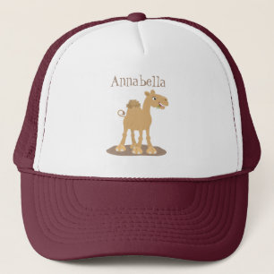 Casquette Caricature de dromadaire joyeux et souriant