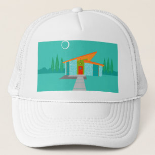 Casquette Caricature de l'âge de l'espace Maison Trucker Cha