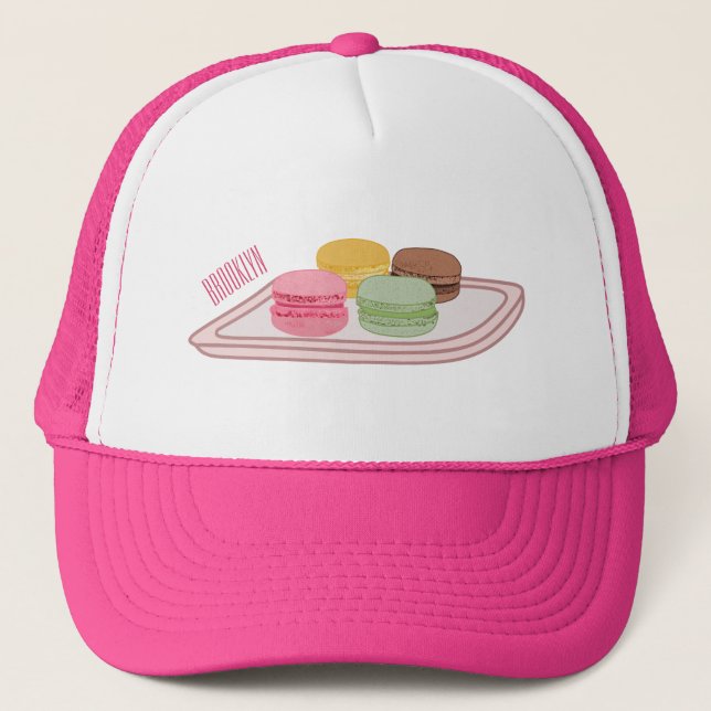 Casquette Caricature de Macaron (Devant)