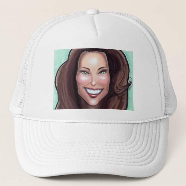 Casquette Caricature Kate Middleton (Devant)
