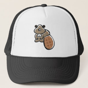 Casquette caricature mignonne castor