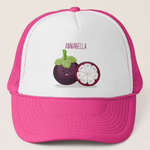 Casquette Caricature mignonne mauve mangouste