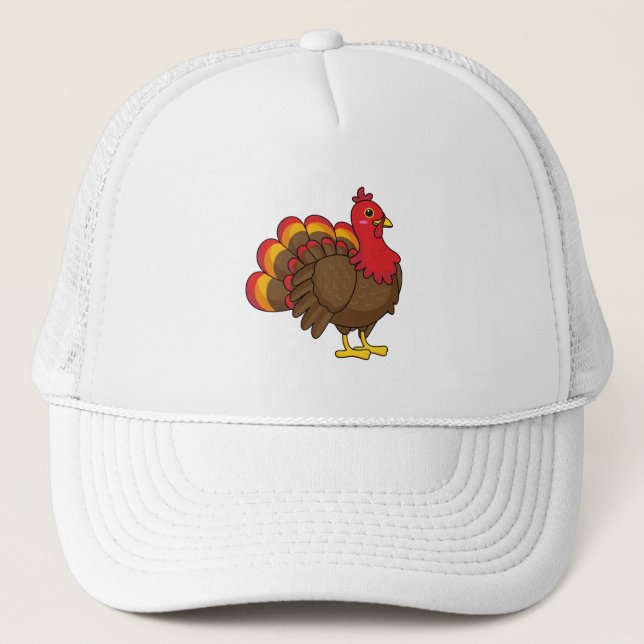 Casquette Caricature mignonne Turquie (Devant)