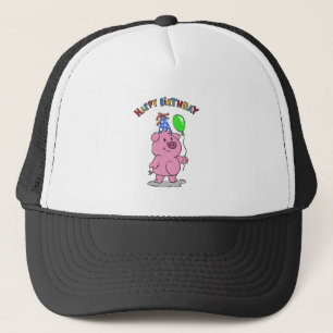 Casquette Caricature pour cochon d'anniversaire  choisir la 