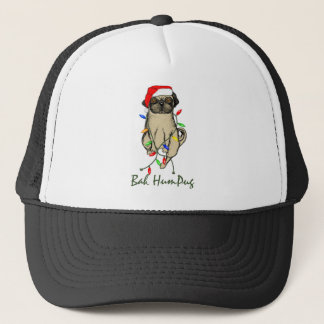 Casquette Carlin Chien Bah Humpug Funny Noël
