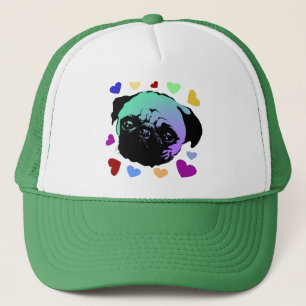 Casquette Carlin Chien Chien Chien Love Coeurs