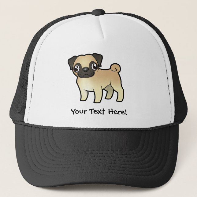 Casquette Carlin de bande dessinée (Devant)