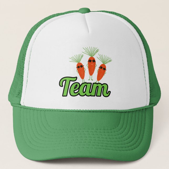 Casquette Carottes d'équipe (Devant)