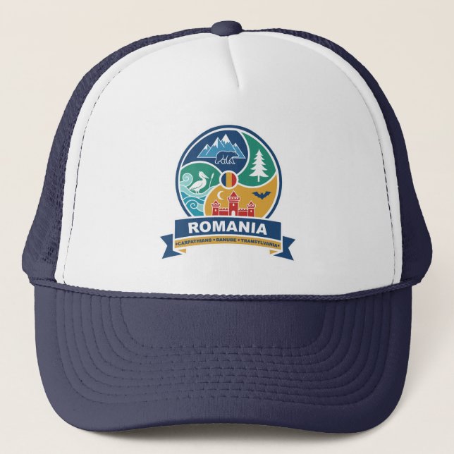 Casquette Carpates de Roumanie Danube Transylvanie (Devant)