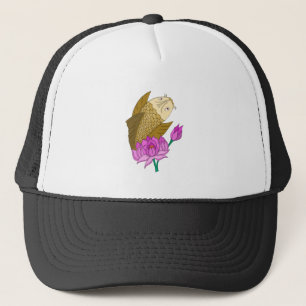 Casquette Carpe à fleurs