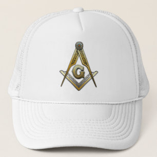 Casquette Carré et boussoles maçonniques