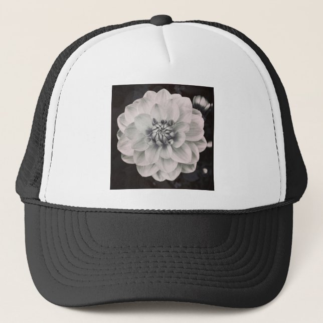Casquette Carré photo - Chrysanthemum (Devant)