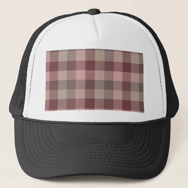 Casquette Carreau blushwood (Devant)
