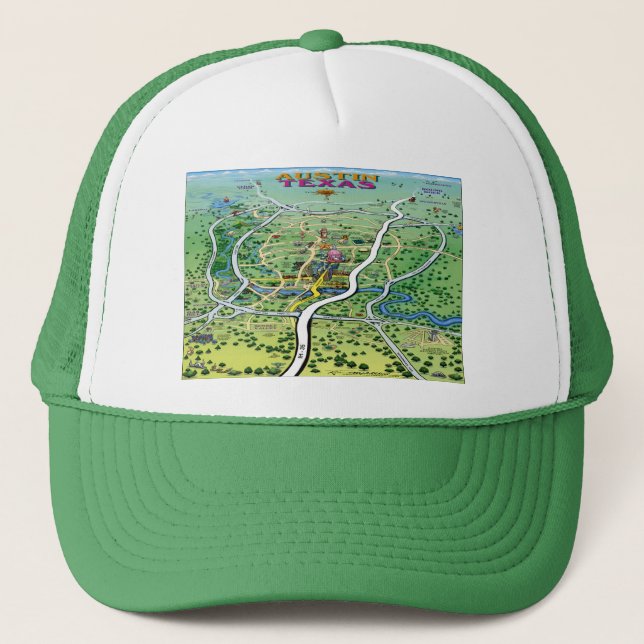 Casquette Carte Austin (Devant)