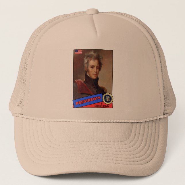 Casquette Carte de baseball d'Andrew Jackson (Devant)