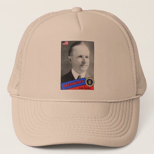 Casquette Carte de baseball de Calvin Coolidge (Devant)