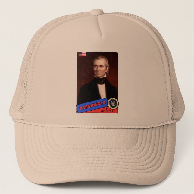 Casquette Carte de baseball de James K. Polk (Devant)