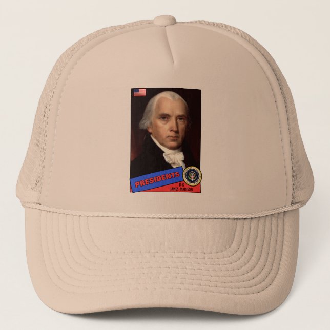 Casquette Carte de baseball de James Madison (Devant)