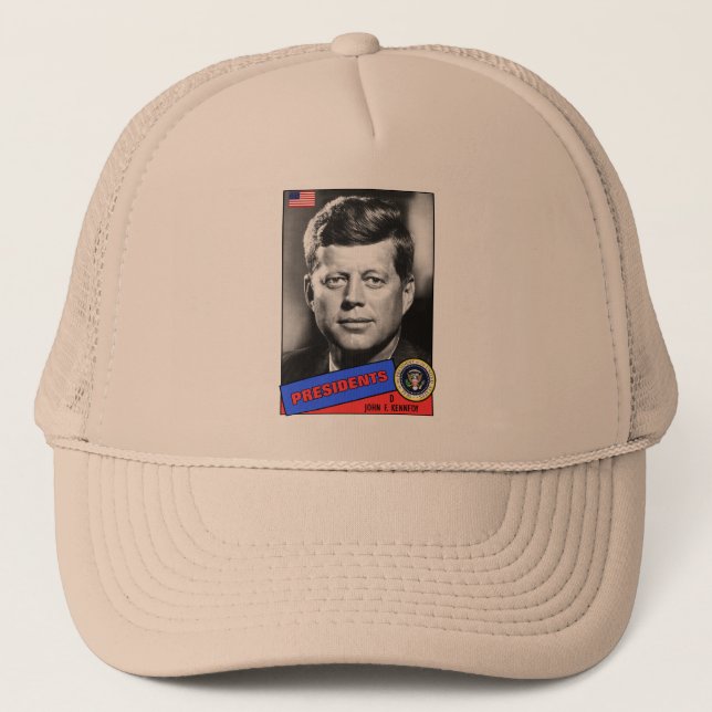 Casquette Carte de baseball de John F. Kennedy (Devant)