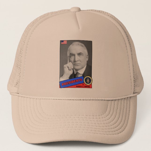 Casquette Carte de baseball de Warren G. Harding (Devant)