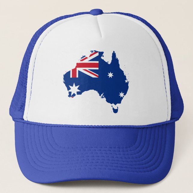 Casquette carte de drapeau de l'australie (Devant)