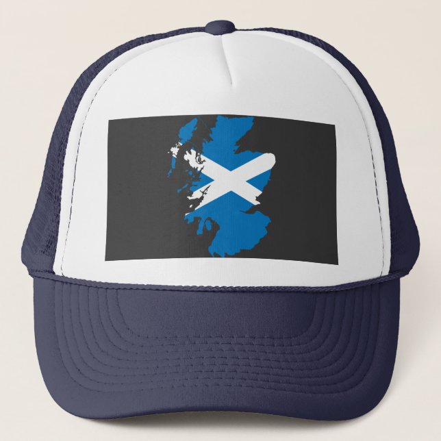 Casquette Carte de drapeau de l'Ecosse (Devant)