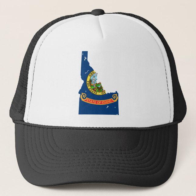Casquette Carte de drapeau de l'Idaho (Devant)