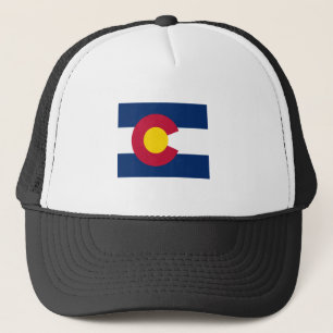 Casquette Carte de drapeau du Colorado