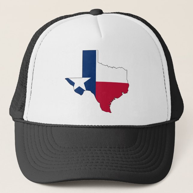 Casquette Carte de drapeau du Texas (Devant)