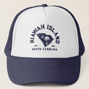 Casquette Carte de la marine de l'île de Kiawah en Caroline 