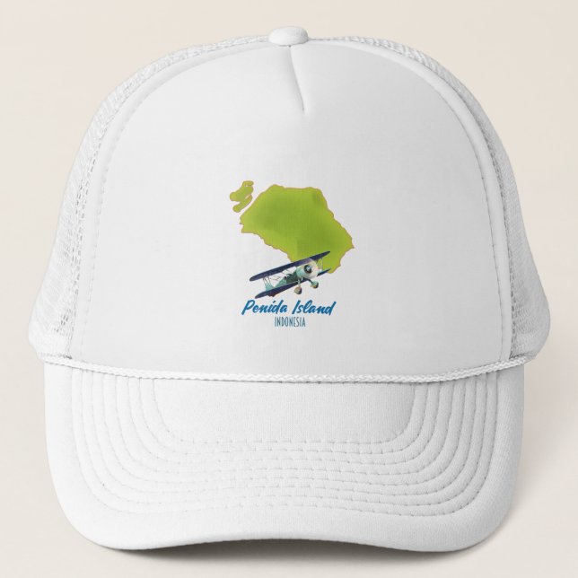 Casquette Carte de l'île de Penida (Devant)