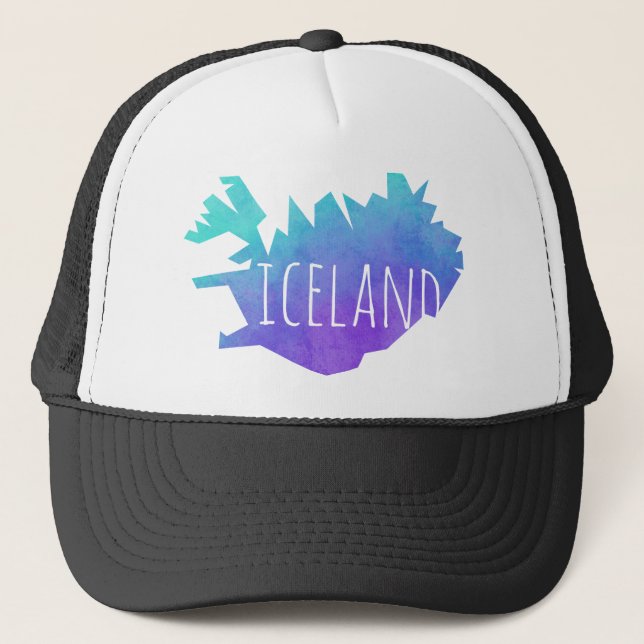 Casquette Carte de l'Islande (Devant)