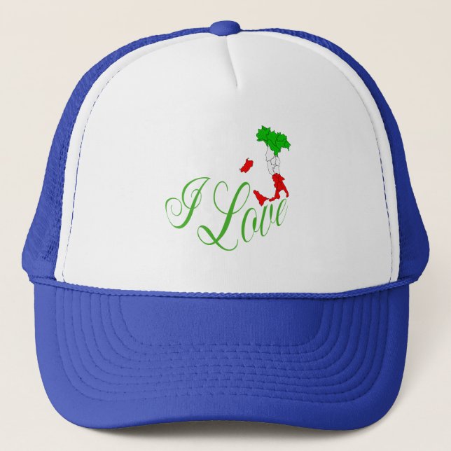 Casquette Carte de l'Italie (Devant)
