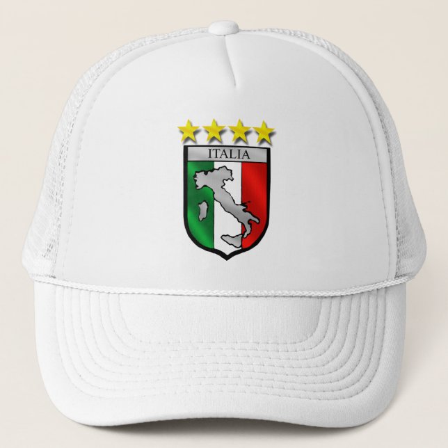 Casquette carte de l'Italie de drapeau de l'Italie de (Devant)