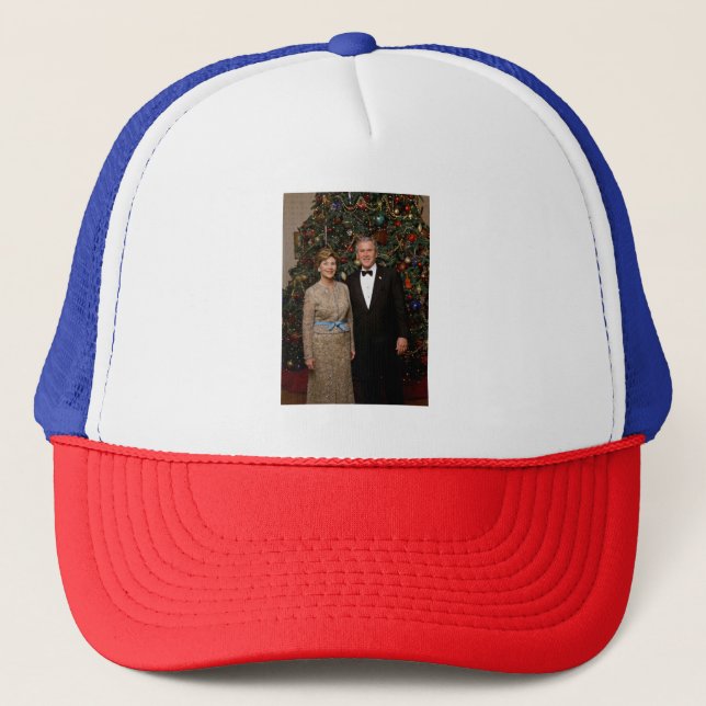 Casquette Carte de Noël du président américain George Bush (Devant)