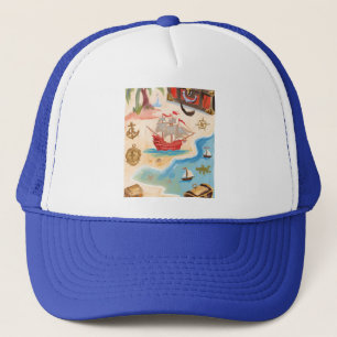 Casquette Carte de pirate