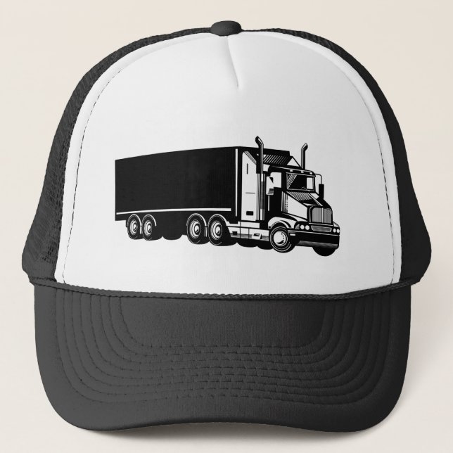Casquette carte de visite de camionnage de chauffeur de (Devant)