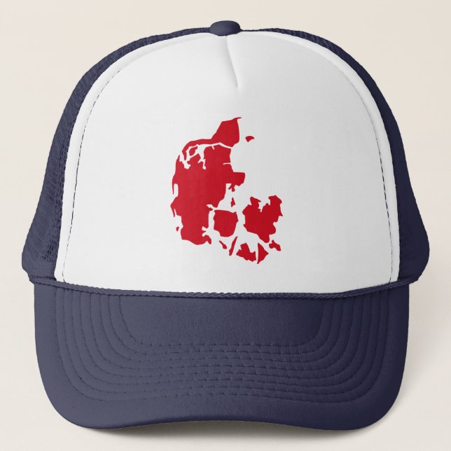Casquette Carte du Danemark (Devant)