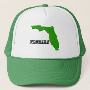 Casquette Carte et texte de l'État de Floride